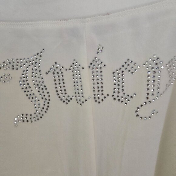 Juicy Couture NWT Big Bling Velour Hoodie Short Lounge Set Pockets Size XL - Picture 9 of 13